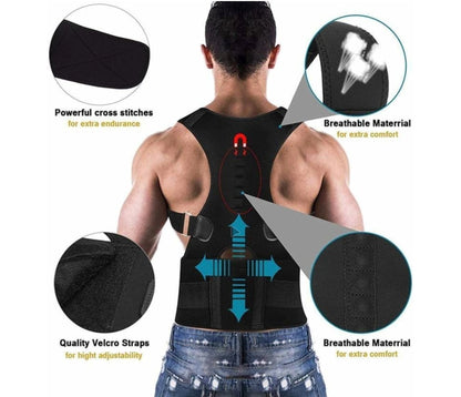Magnetic Posture Corrector Belt Unisex