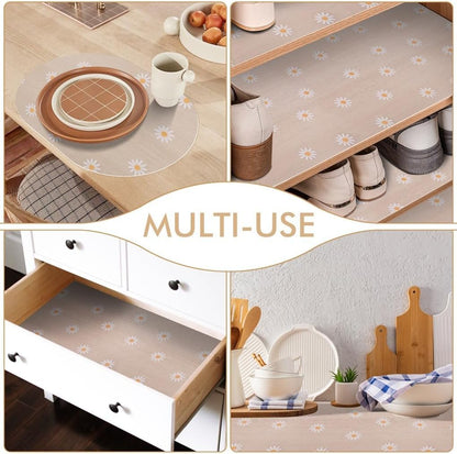 Anti Slip Drawer Mat Roll for Kitchen Shelf | Liners for Kitchen Shelves | Sheet for Fridge, Kitchens, Cabinet, Cupboard, Drawers, Wardrobe