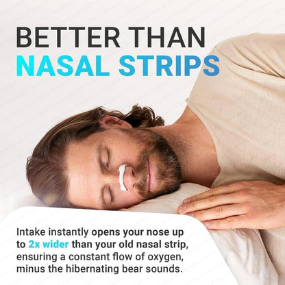 Magnetic Universal Nasal Strips | Breathing Nasal Strip | Anti Snoring Nose Clip | Skin Safe Sleep Nasal Strips | Nasal Dilators For Breathing | Starter Kit (15 Count)