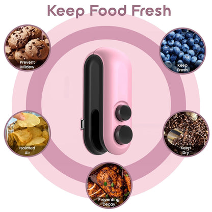 2-in-1 Portable Mini Sealing Machine for Food Packets