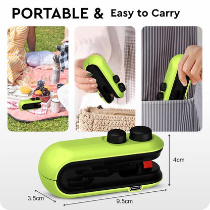 2-in-1 Portable Mini Sealing Machine for Food Packets