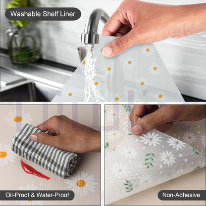 Anti Slip Drawer Mat Roll for Kitchen Shelf | Liners for Kitchen Shelves | Sheet for Fridge, Kitchens, Cabinet, Cupboard, Drawers, Wardrobe