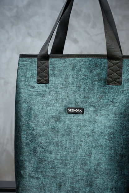 Veenora Luxe Emerald Green Tote Bag